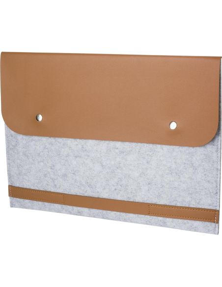 Funda portátil 14 pulgadas RPET con botones