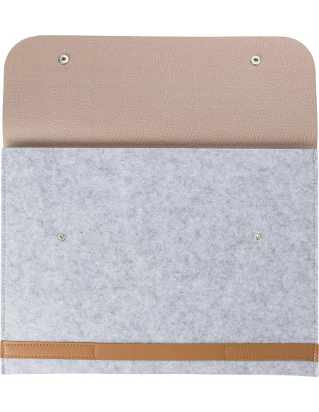 Funda portátil 14 pulgadas RPET con botones