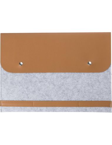 Funda portátil 14 pulgadas RPET con botones