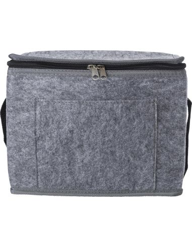 Bolsa isotérmica de fieltro RPET con bolsillo