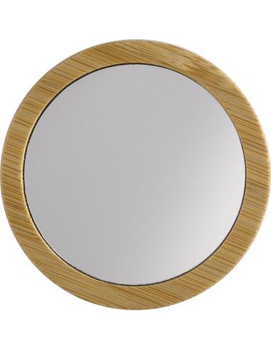 Espejo de bolsillo de bambú Ecológico Personalizado 10971862