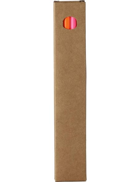 Set de 4 marcadores fluorescentes de madera