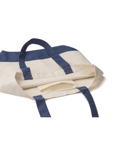 Bolsa lona algodón 280 g/m² con bolsillo interior