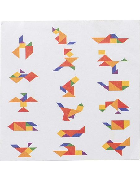 Puzzle madera 7 piezas con instrucciones