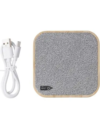 Cargador inalámbrico de bambú Ecológico...