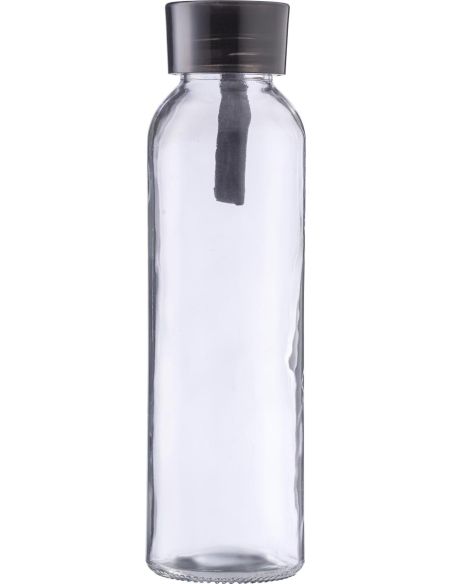 Botella cristal 500 ml con correa de silicona