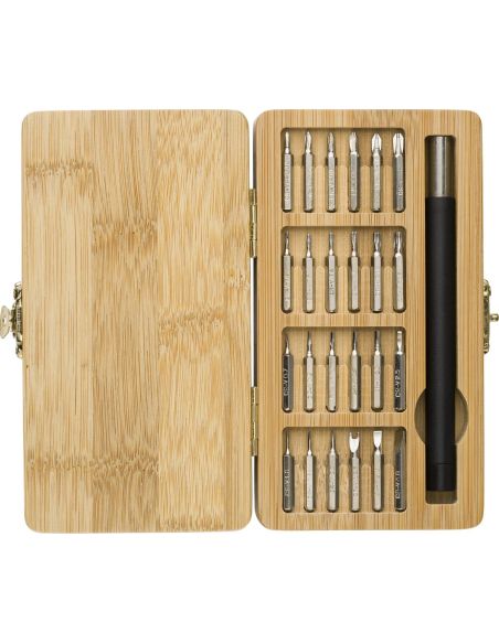 Set herramientas bambú 25 piezas