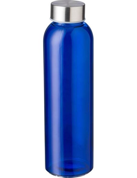Botella cristal 500 ml con tapón de acero reciclado