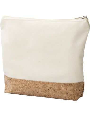 Neceser algodón 220 g/m² con detalles de corcho