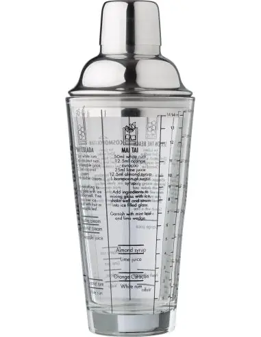 Coctelera de cristal Ecológica Personalizada...