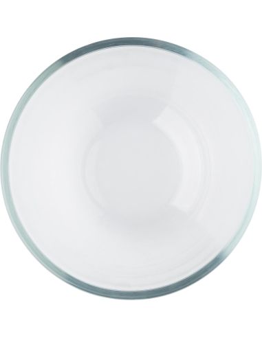 Ensaladera borosilicato 1200 ml con tapa de bambú
