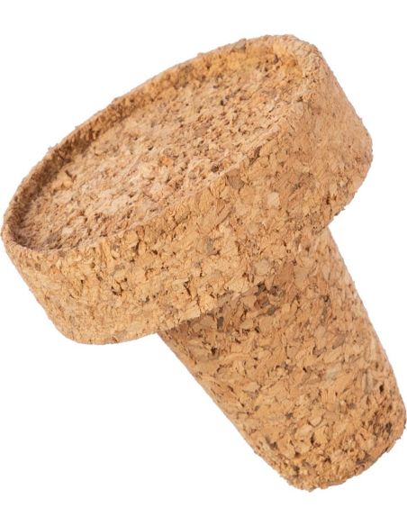 Tapón de corcho para botellas abiertas