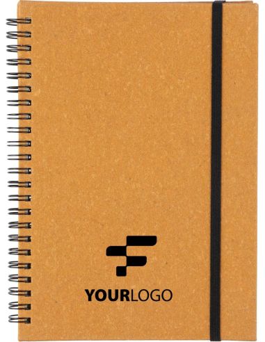 Cuaderno A5 de cuero reciclado 80 páginas