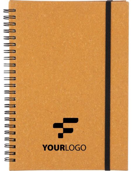 Cuaderno A5 de cuero reciclado 80 páginas