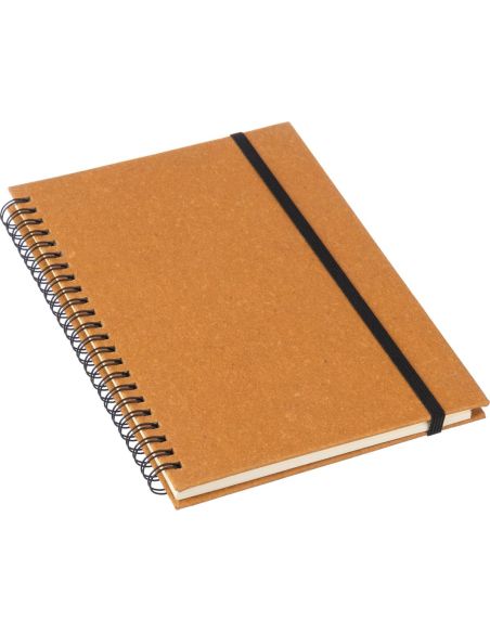 Cuaderno A5 de cuero reciclado 80 páginas