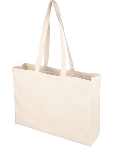 Bolsa de algodón 280 g/m² con fuelle 10 cm