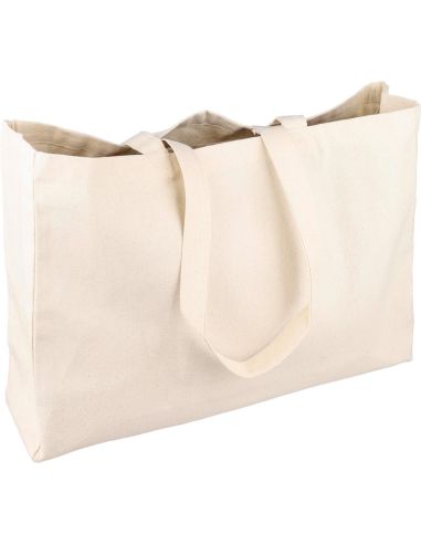Bolsa de algodón 280 g/m² con fuelle 10 cm