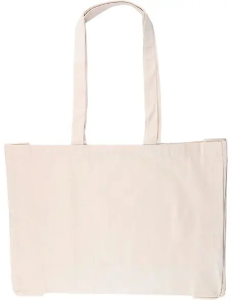 Bolsa con asas de algodón Oeko-Tex® Ecológica Personalizada 101161747