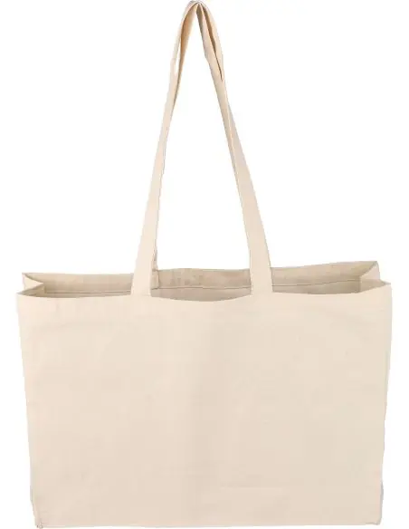 Bolsa con asas de algodón Oeko-Tex® Ecológica Personalizada 101161747