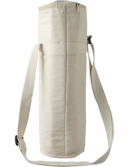 Bolsa nevera para botella de algodón reciclado