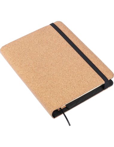 Carpeta A5 de corcho con libreta extraíble