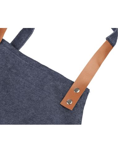 Delantal vaquero 280 g/m² con bolsillos
