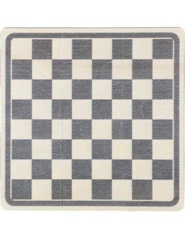Juego de ajedrez y damas de madera