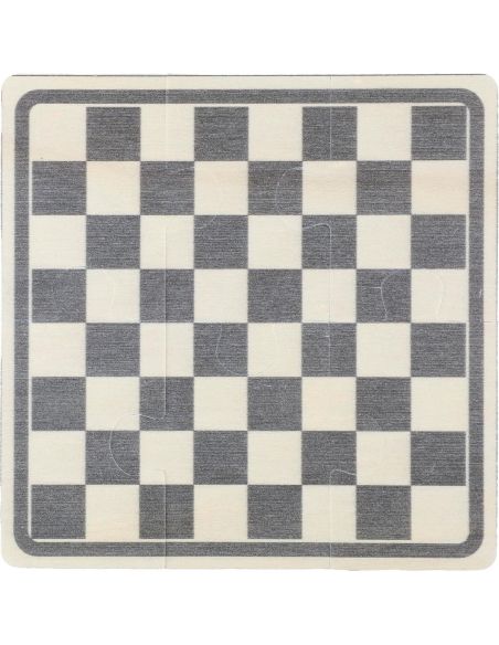 Juego de ajedrez y damas de madera