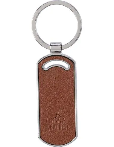 Llavero de cuero reciclado Ecológico...