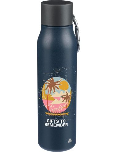 Botella termo de acero inox reciclado 600 ml 6h/9h