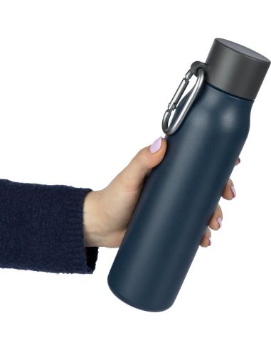 Botella termo de acero inox reciclado 600 ml 6h/9h