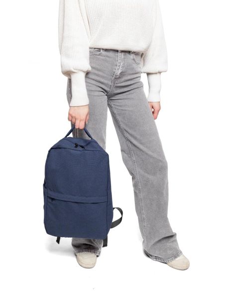 Mochila polialgodón reciclado 14 L portátil 15 in 330 g/m²