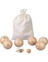 Juego de petanca con pelotas de madera Ecológico Personalizado 101206639 - Imagen 3