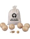 Juego de petanca con pelotas de madera Ecológico Personalizado 101206639 - Imagen 4
