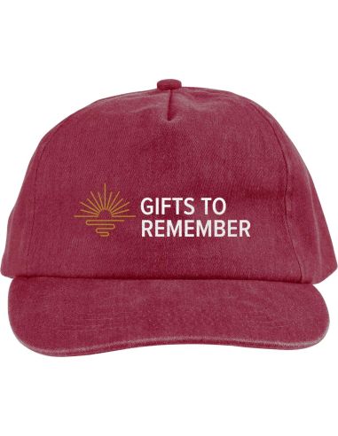 Gorra de algodón 240 g/m² con efecto lavado