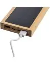 Power Bank solar de bambú Ecológico Personalizado 101266572 - Imagen 6