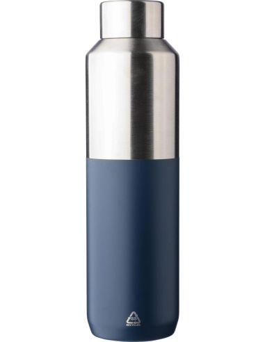 Botella termo de acero inox. reciclado (600 ml) Ecológica Personalizada 101267376