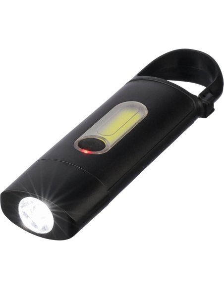 Mini linterna ABS reciclado USB-C 200 mAh