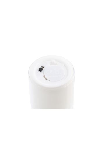 Vela LED PP con soporte vidrio 100 horas