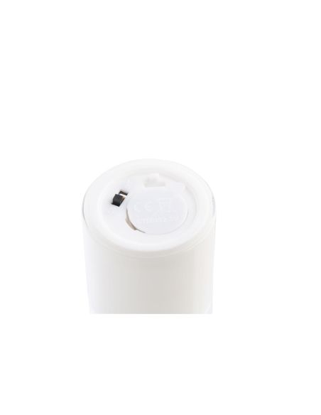 Vela LED PP con soporte vidrio 100 horas