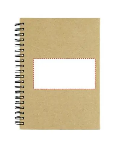 Libreta espiral de papel reciclado Ecológica...