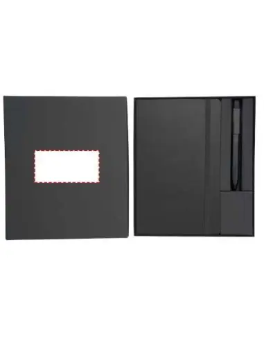 Set de regalo con libreta y bolígrafo Ecológica...