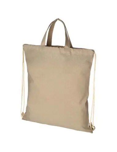 Mochila de cuerdas de algodón reciclado de 210...