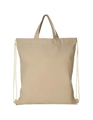 Mochila de cuerdas de algodón reciclado de 210...