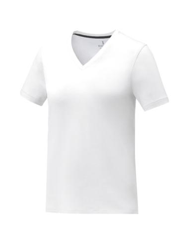 Camiseta de manga corta y cuello en V para mujer "Jatagi"