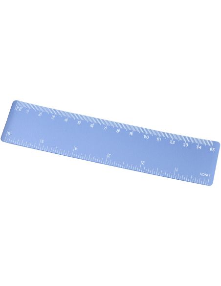 Regla de plástico de 15 cm Ecológica Personalizada 6210540
