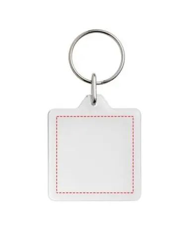 Llavero U1 cuadrado Ecológico Personalizado...