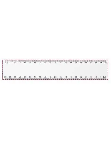Regla flexible de 20 cm Ecológica Personalizada...