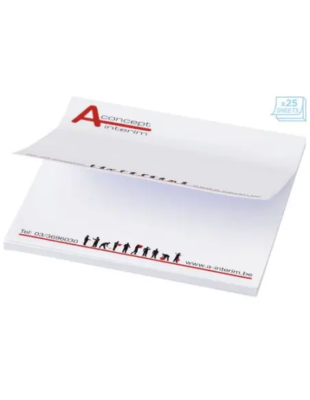 Notas adhesivas de 75x75 Sticky-Mate® Ecológica Personalizada 621093