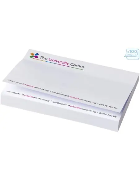 Notas adhesivas de 150x100 mm Sticky-Mate® Ecológica Personalizada 621097